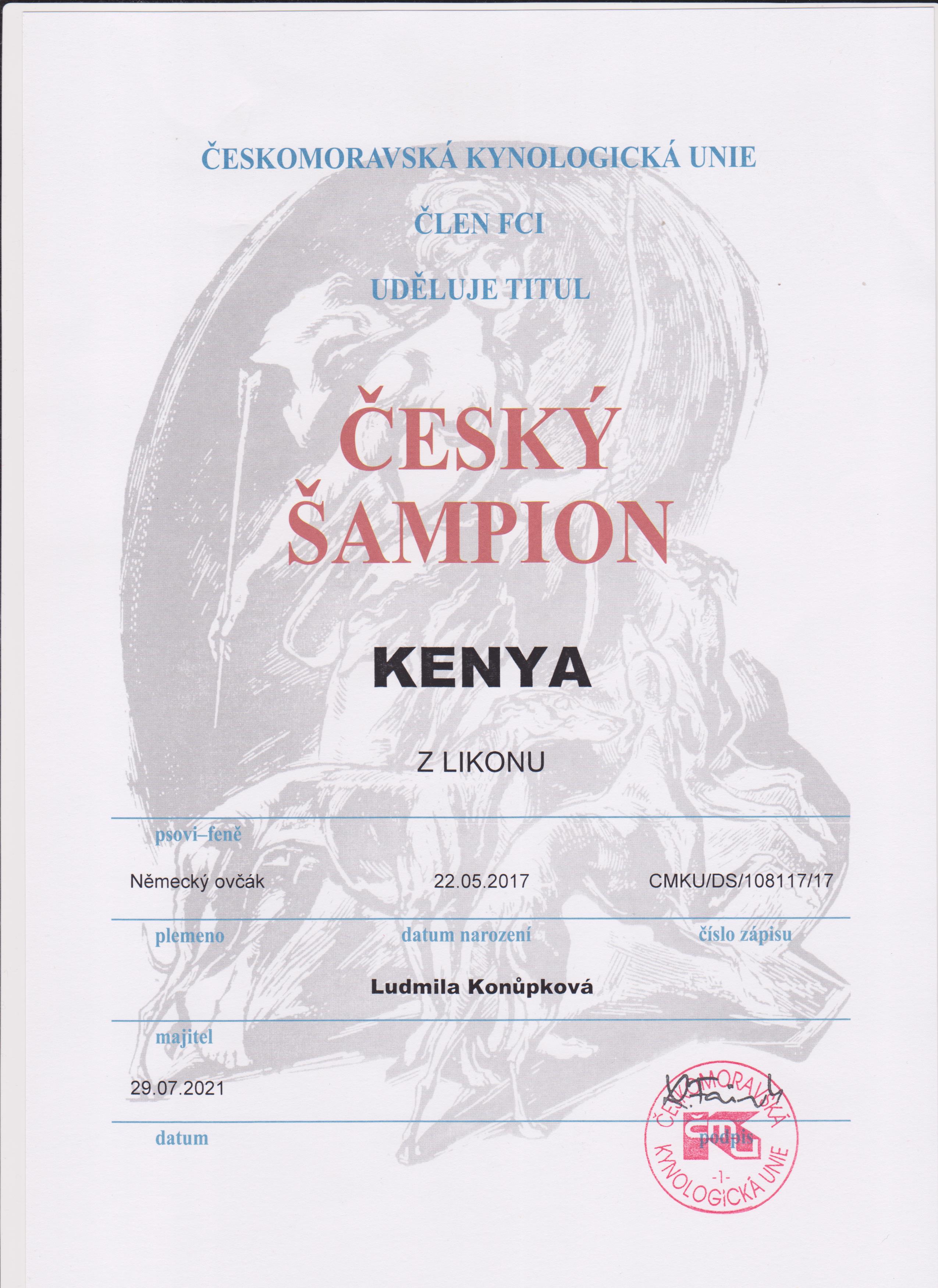 Šampionát Kenya 001